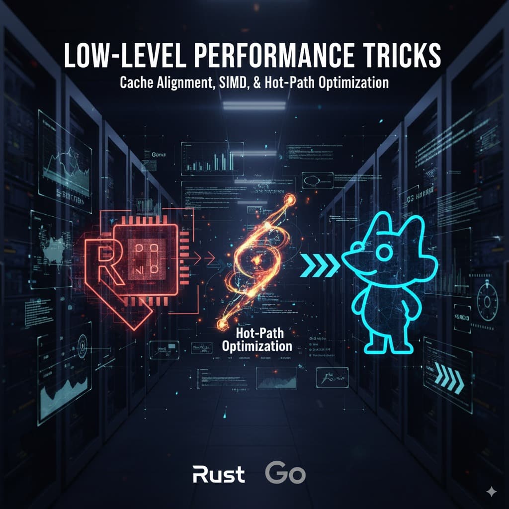 Low-Level Performance Tricks: Cache Alignment, SIMD, and Hot-Path Optimization with Rust and Go