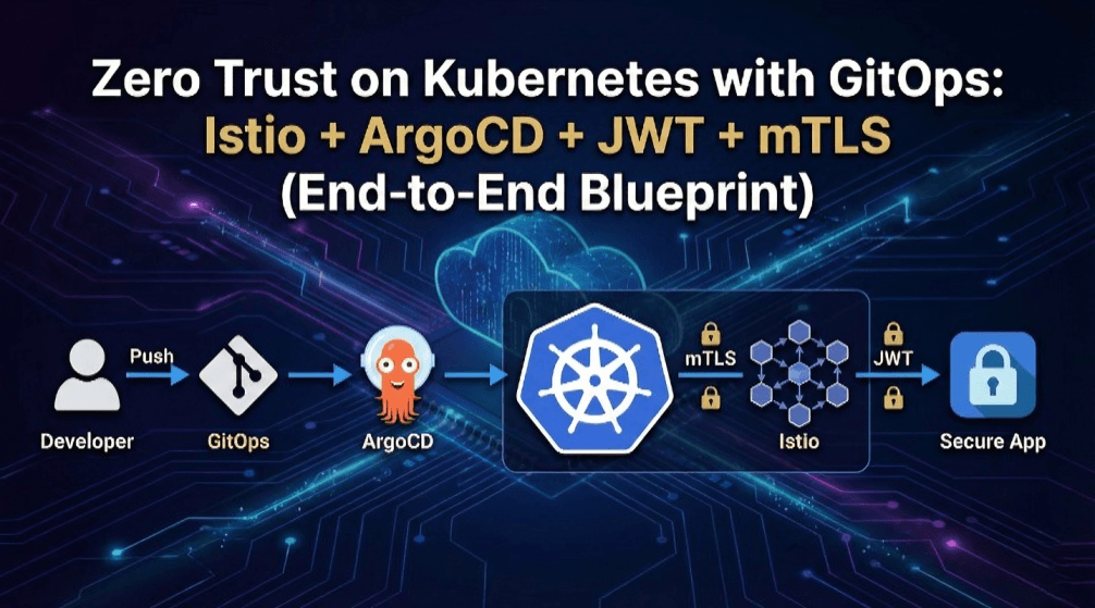 Implementing Zero Trust Architecture on Kubernetes with GitOps, Istio, and ArgoCD